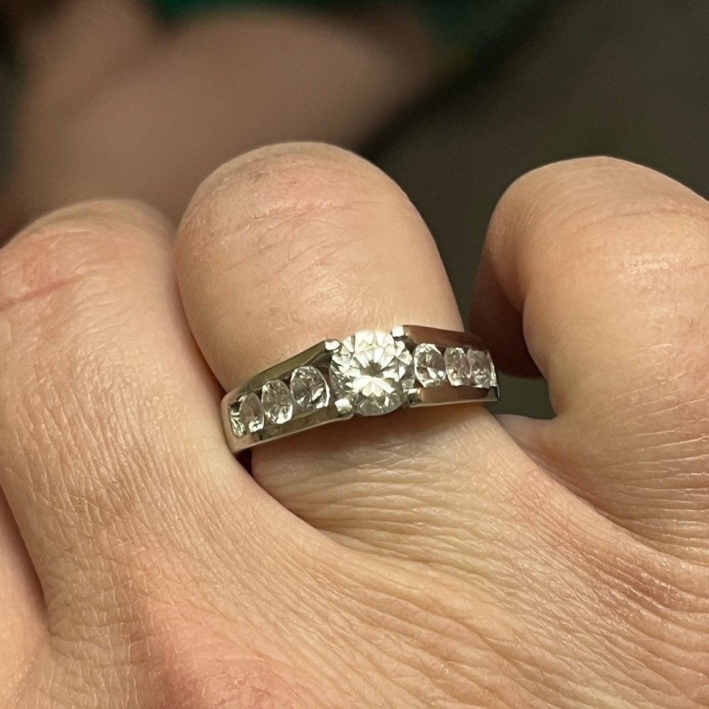 Channel Set Engagement Ring - Picture 15 of 16